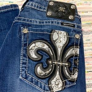 Miss Me Jeans Boot Cut Size 30 Inseam 36”